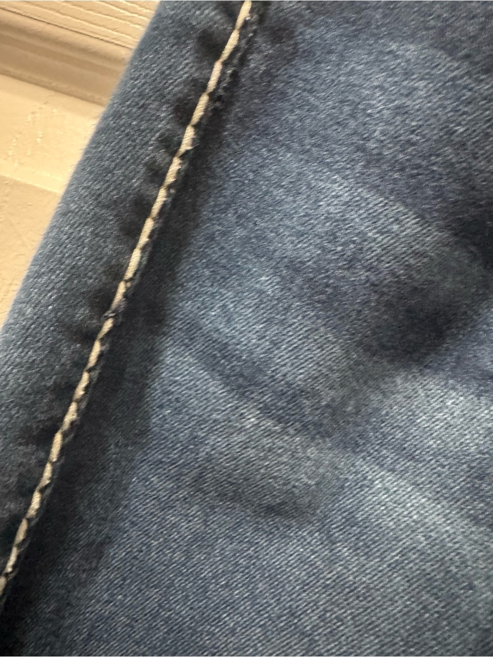 Vigoss Dark Blue Skinny Jeans with Contrast Stitching - Picture 2 of 9